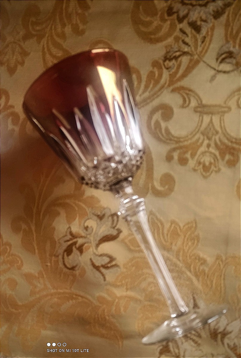 Suite  de  Dix  Verres  à  Vin  de  Couleur -photo-4