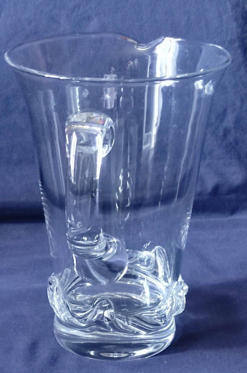 Pichet  à  Eau  Cristal  Daum  Modèle  Sorcy-photo-2