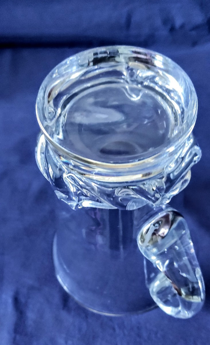 Pichet  à  Eau  Cristal  Daum  Modèle  Sorcy-photo-4