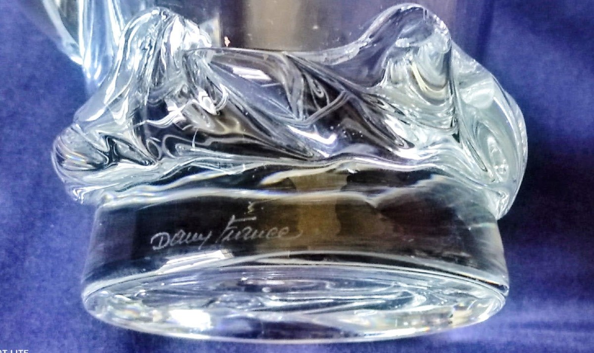 Pichet  à  Eau  Cristal  Daum  Modèle  Sorcy-photo-1