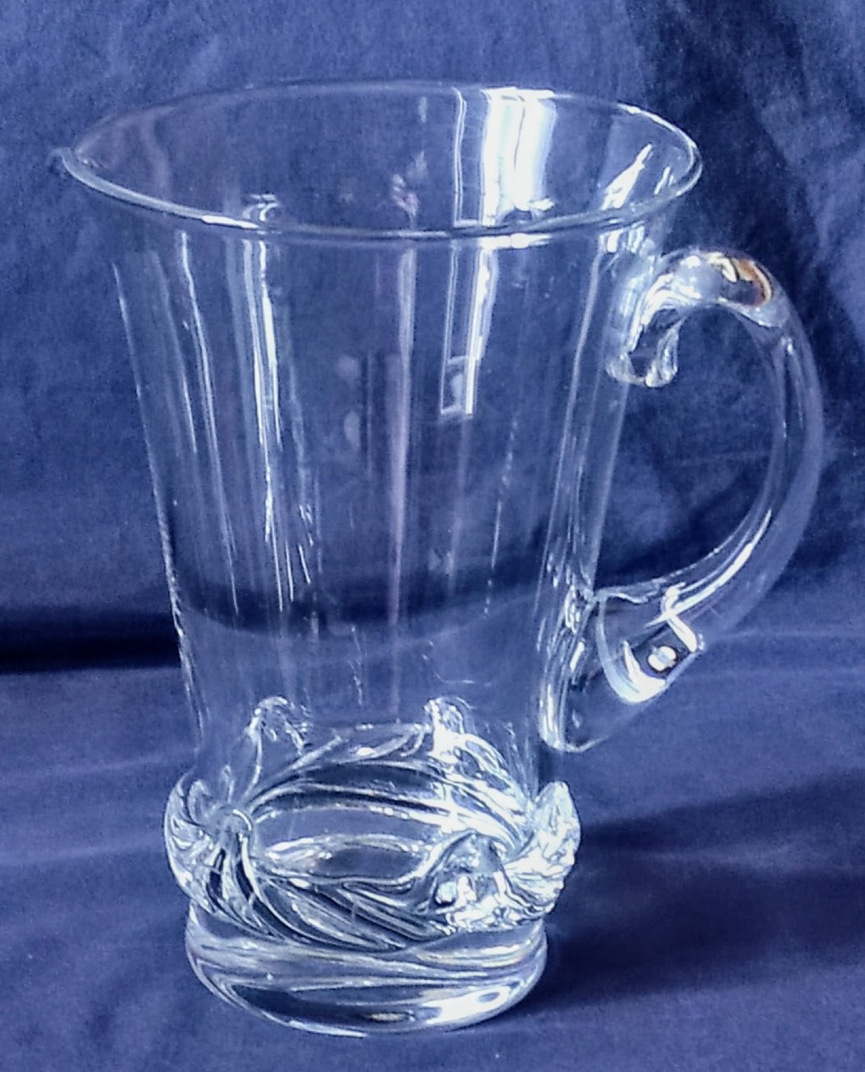 Pichet  à  Eau  Cristal  Daum  Modèle  Sorcy