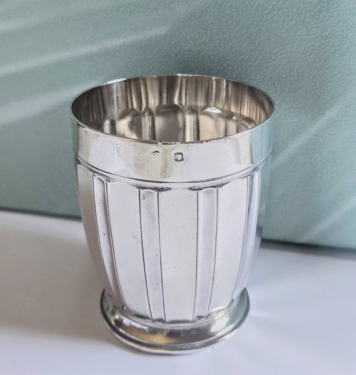 Solid Silver Timbale, Art Deco Period