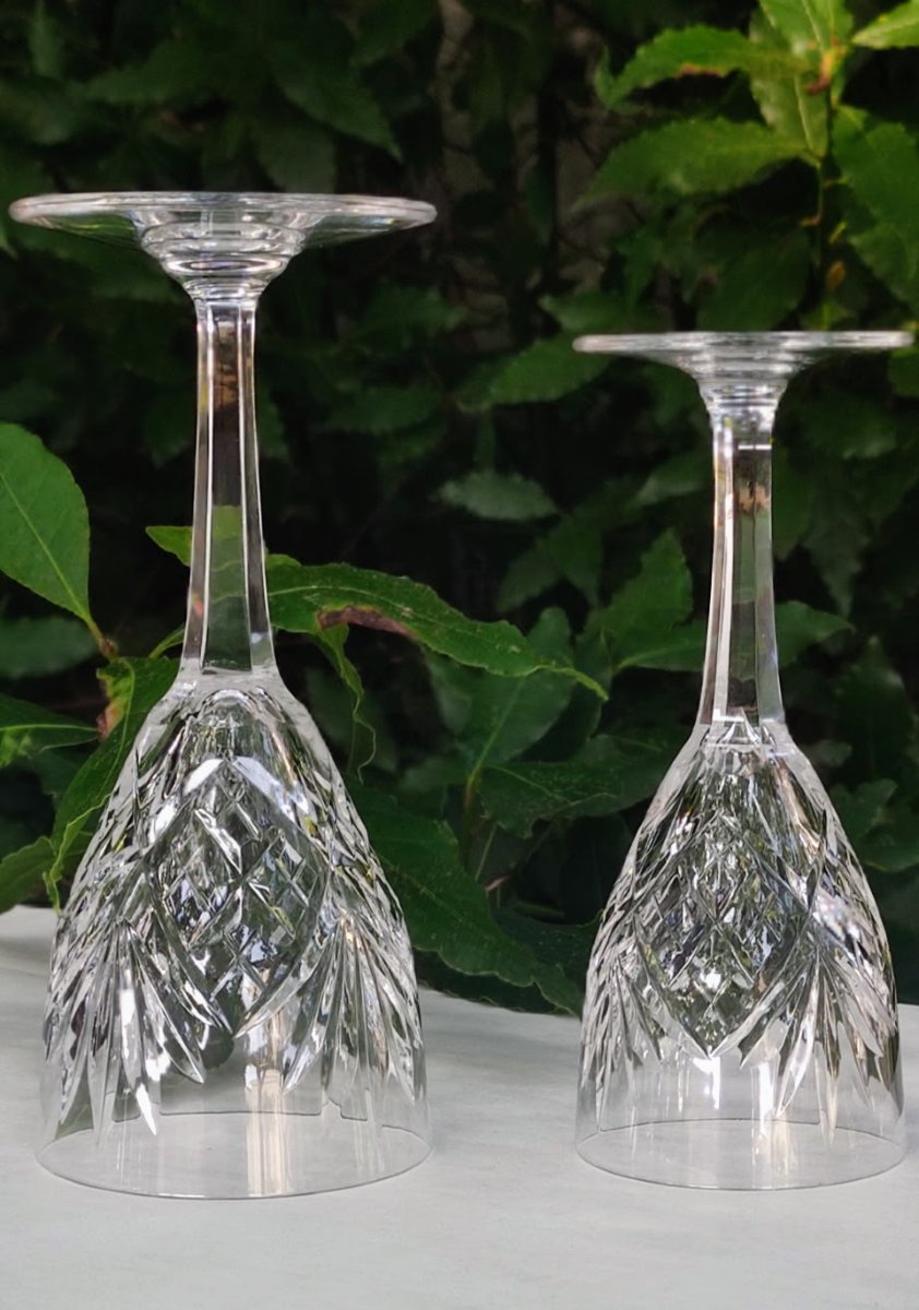 Set Of Saint-louis Glasses, Chantilly Model -photo-3