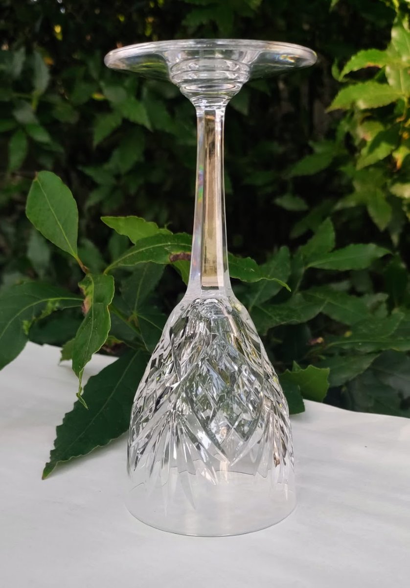 Set Of Saint-louis Glasses, Chantilly Model -photo-4