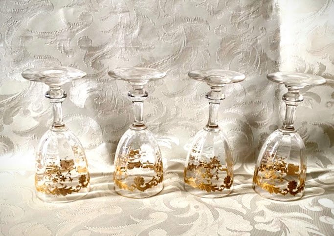 Saint Louis Massenet Crystal Glasses, Part Of A Set -photo-4