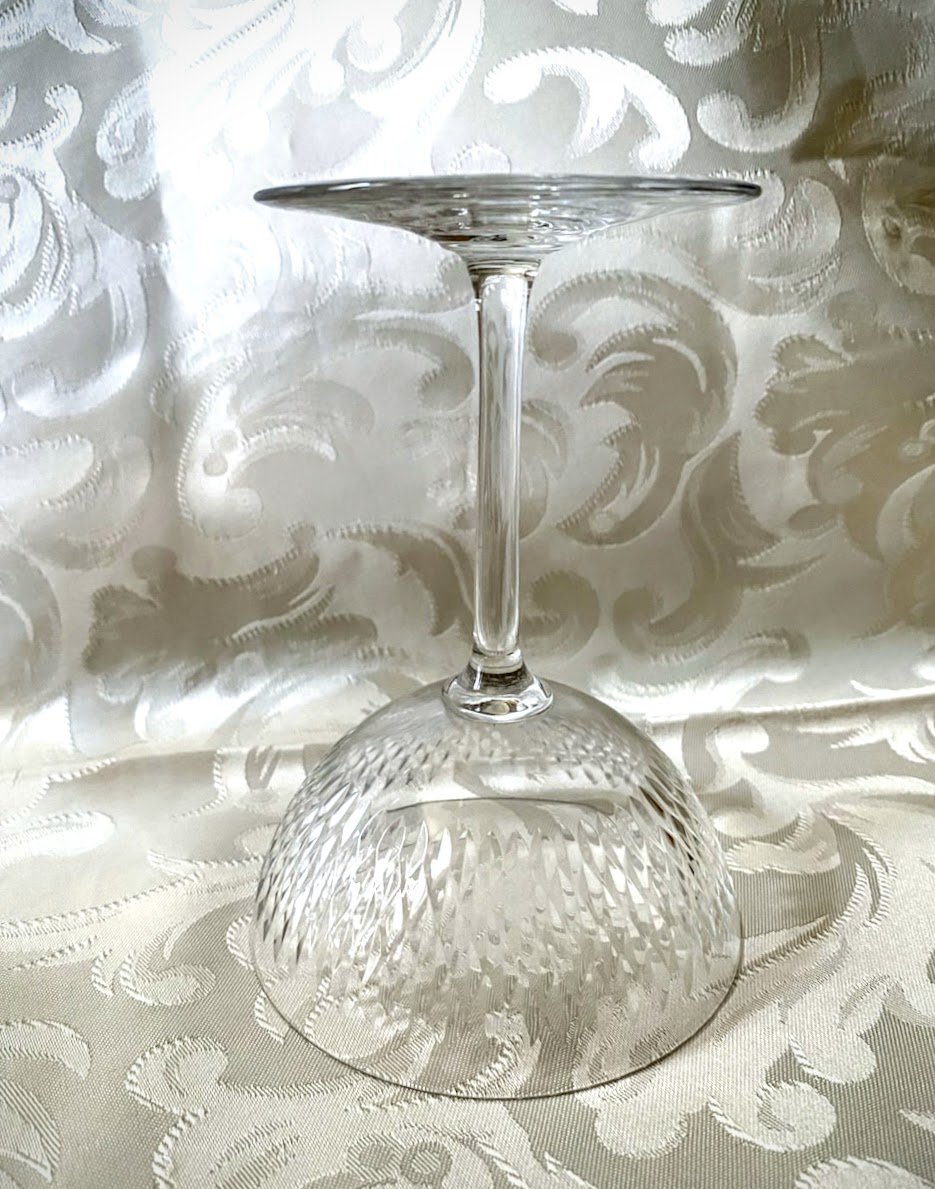 Baccarat  Champagne  Glasses  Paris  Model  Grain  De  Riz Size-photo-3