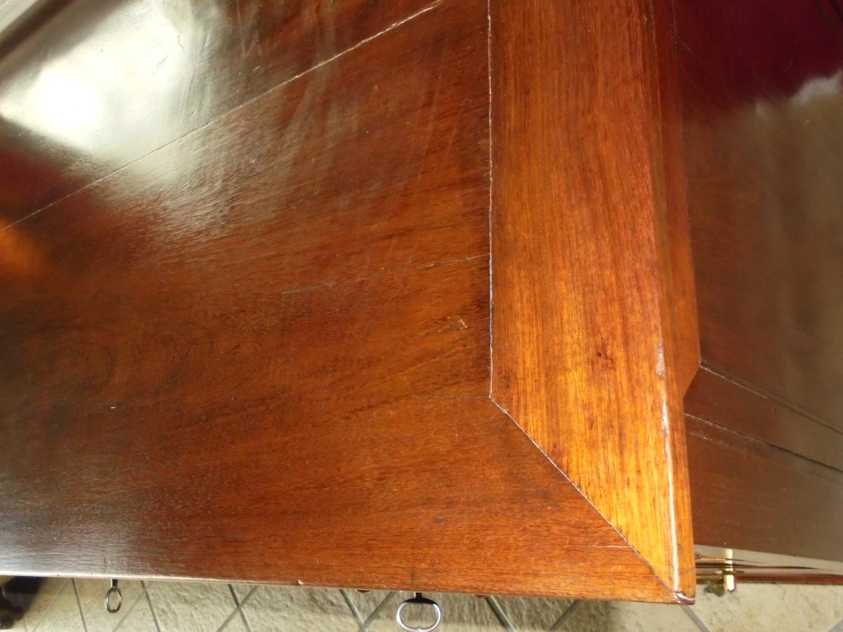 Commode acajou XVIII ème Louis XVI-photo-3