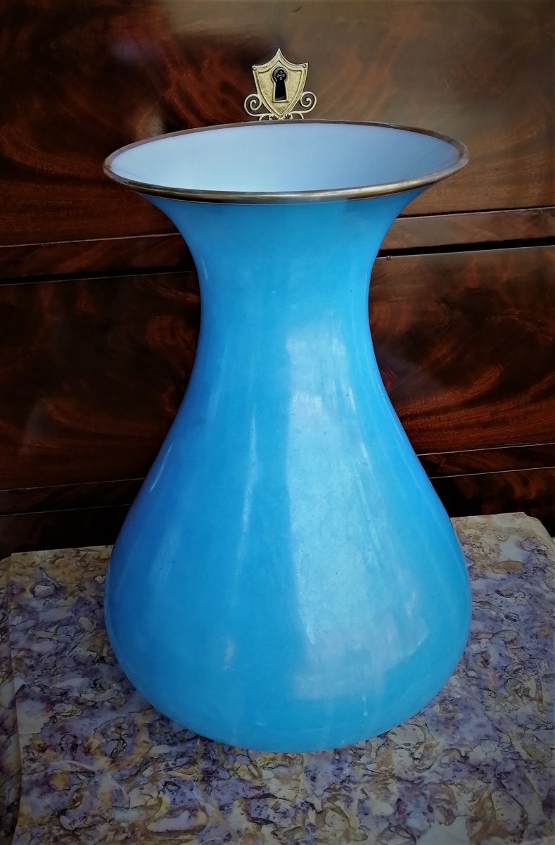 Vase En Opaline Cristal  Epoque Napoléon III-photo-1