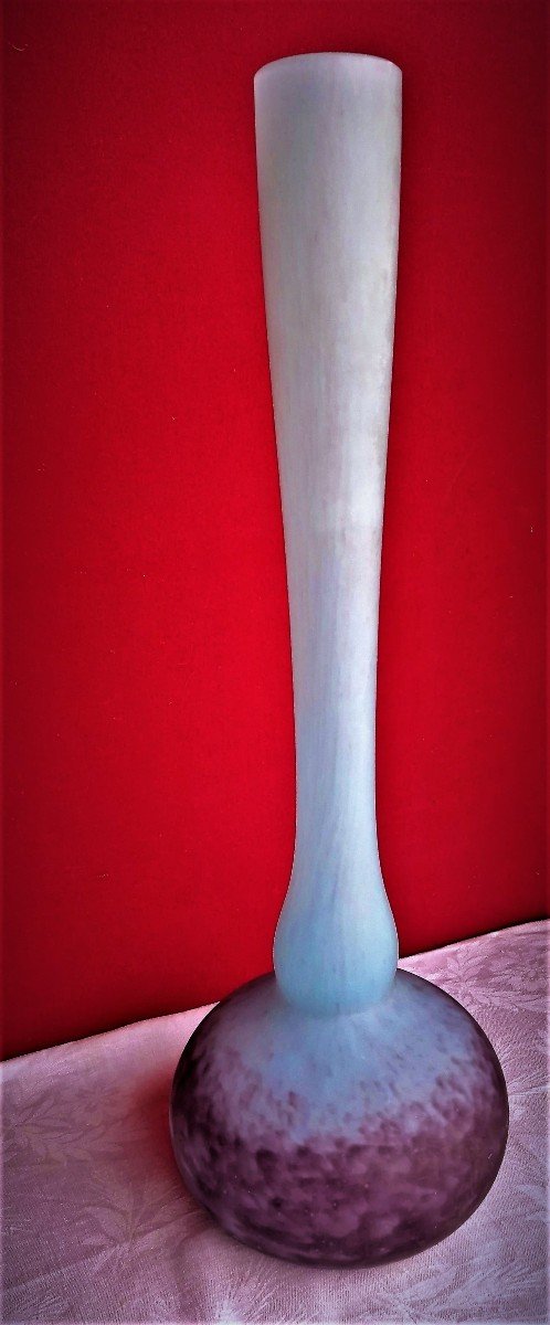 Grand  Vase  Art  Déco   dit  Berluze  de  Delatte  Nancy-photo-4