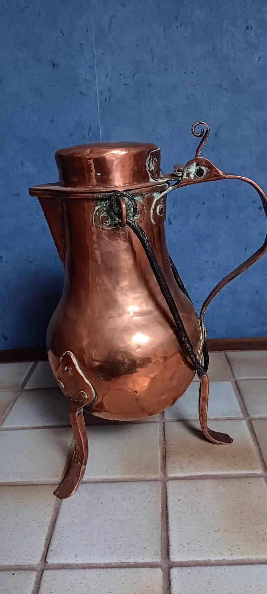 Coquemar En Cuivre XVIII Siècle