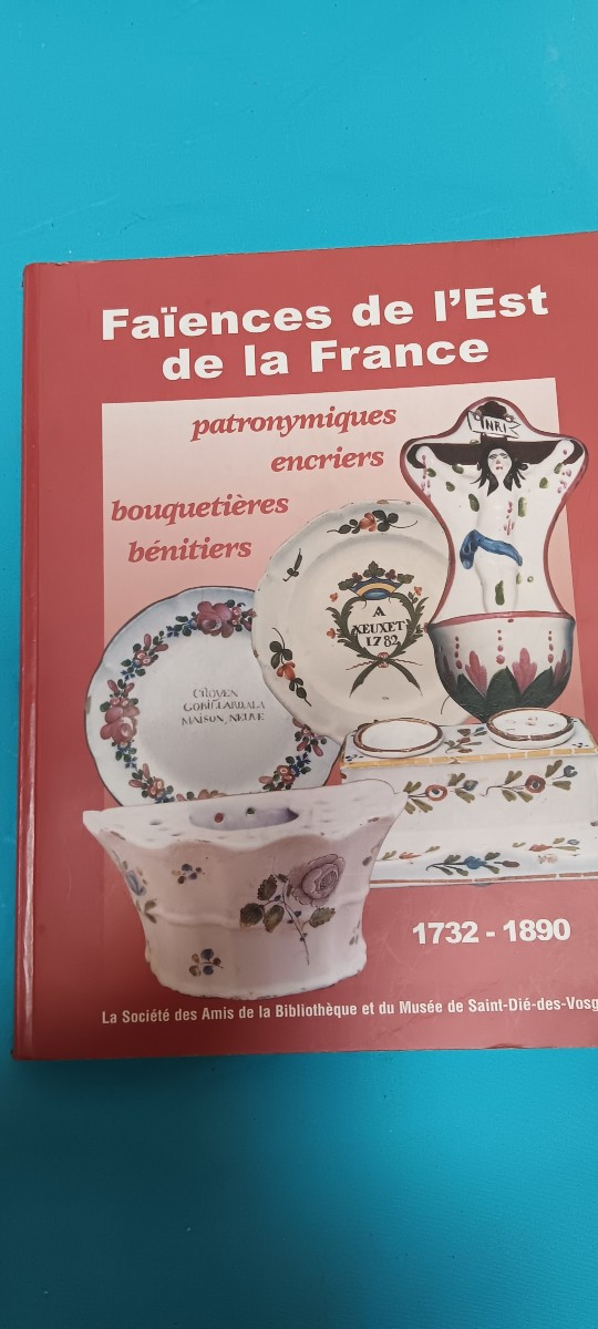 Bénitier En Faience XVIII Siècle De St Clément-photo-1