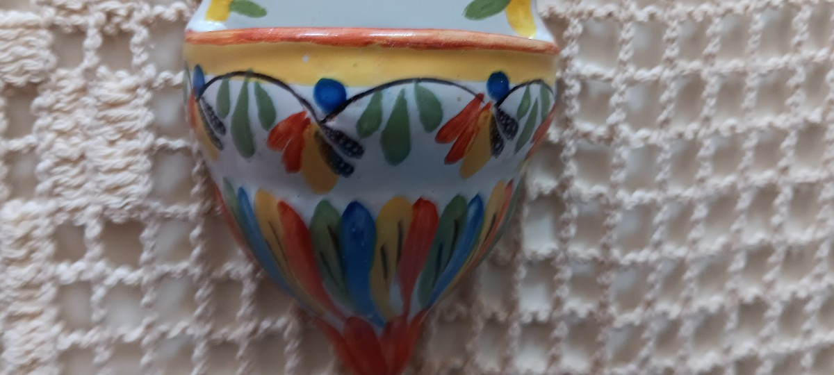 Bénitier En Faience De St Clément-photo-3