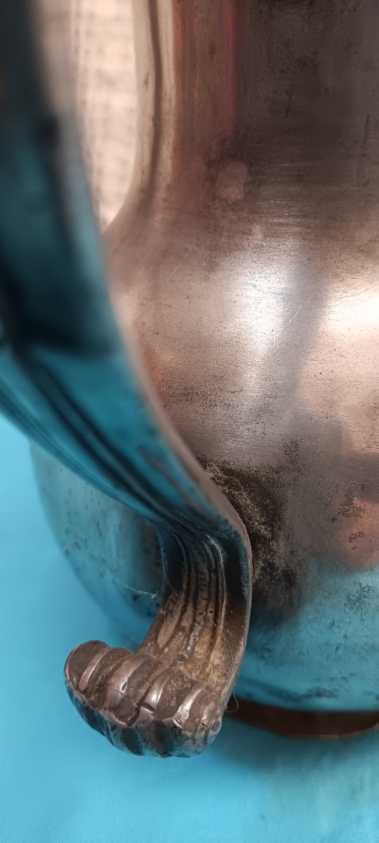 Parisian Pewter Water Jug - 18th Century-photo-4