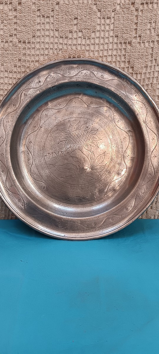 Alsatian, German Tin Dish?