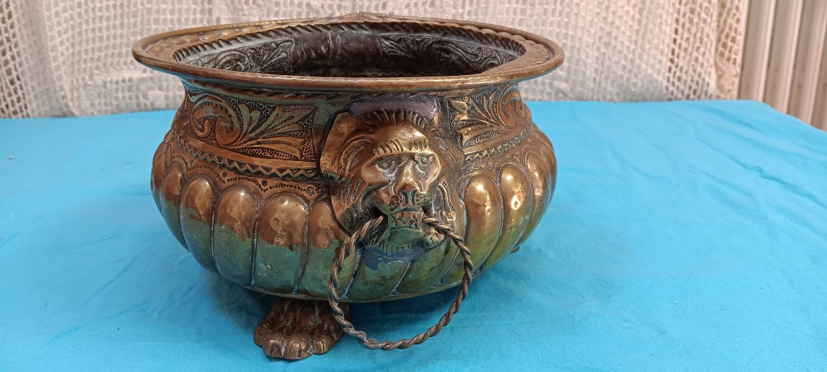 Late 18th Century Brass Planter / Planter
