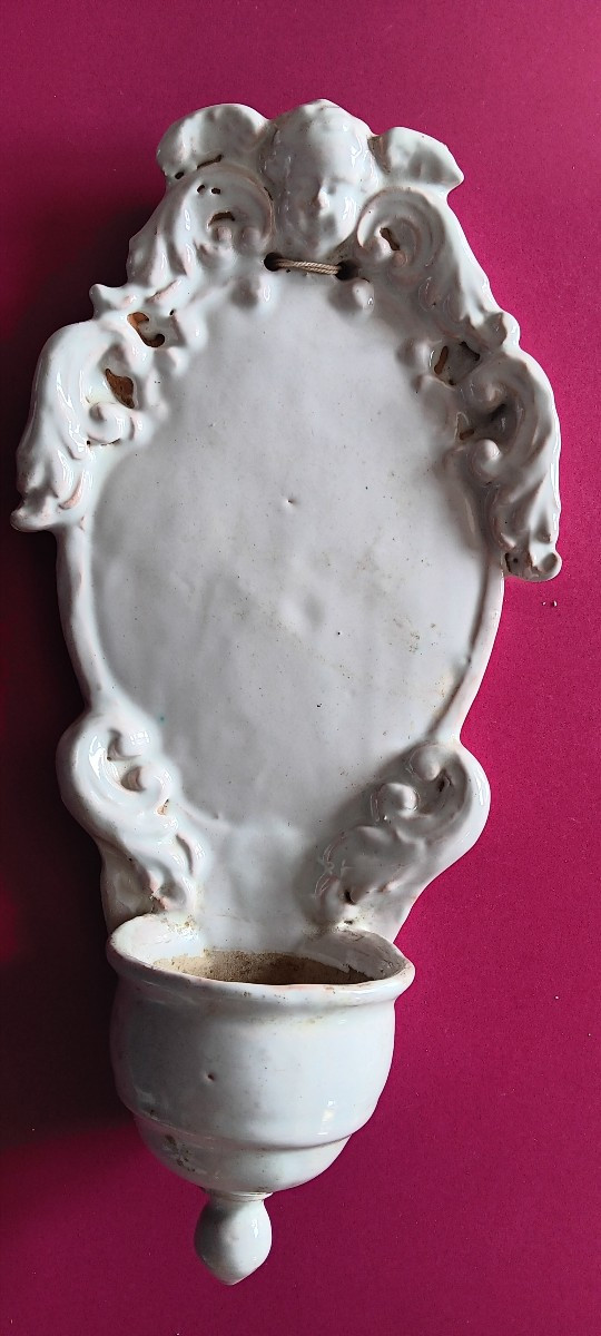 Benitier Faience  - Début XIX Siècle