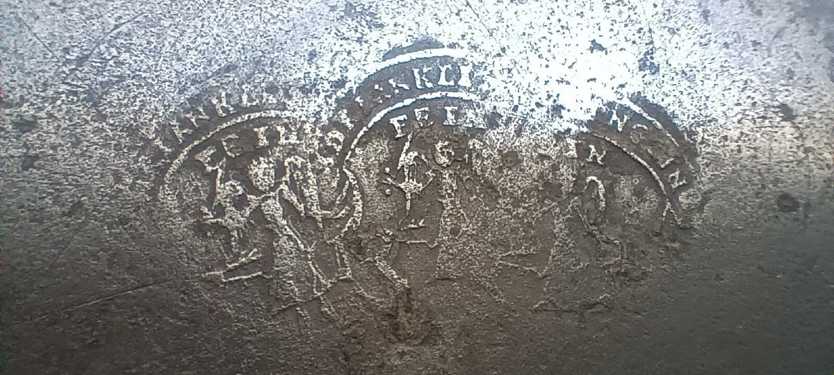 Plat Creux étain Alsacien - Allemand-photo-3
