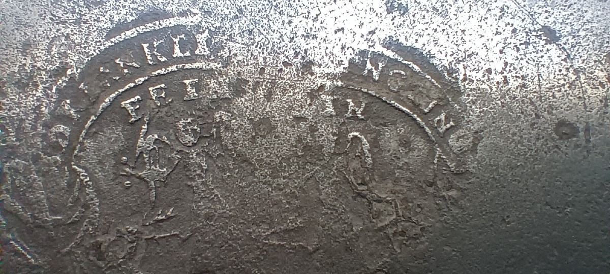 Plat Creux étain Alsacien - Allemand-photo-4