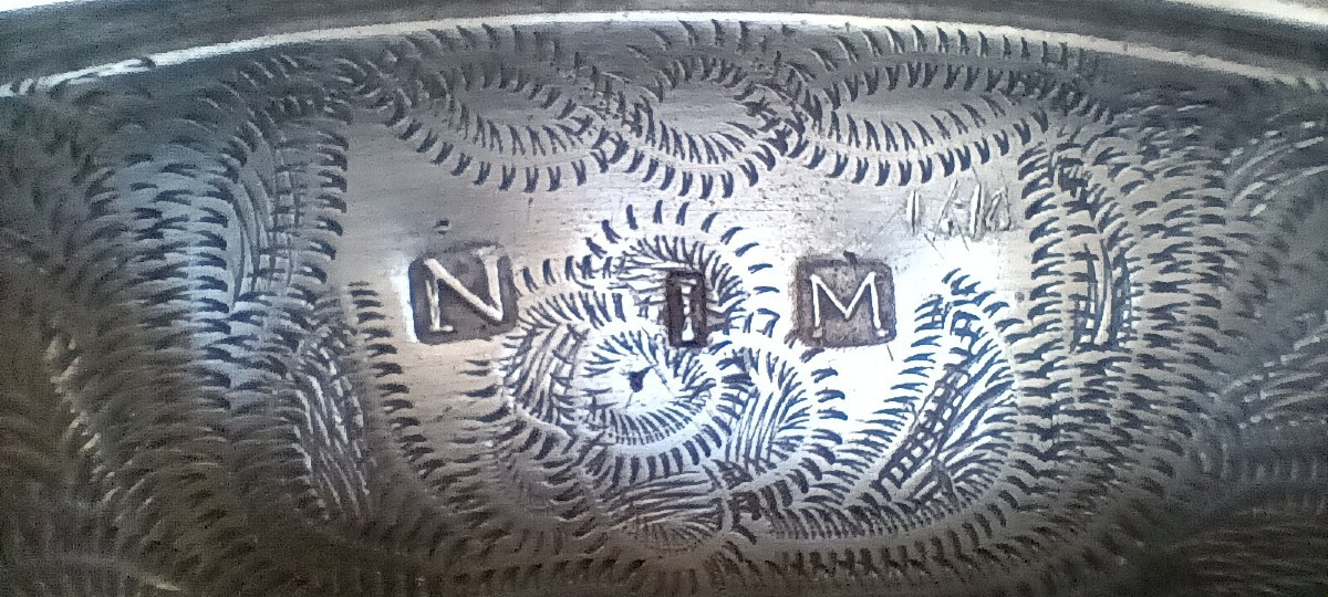 Large Pewter Dish, Late 18th - Early 19th Century-photo-5