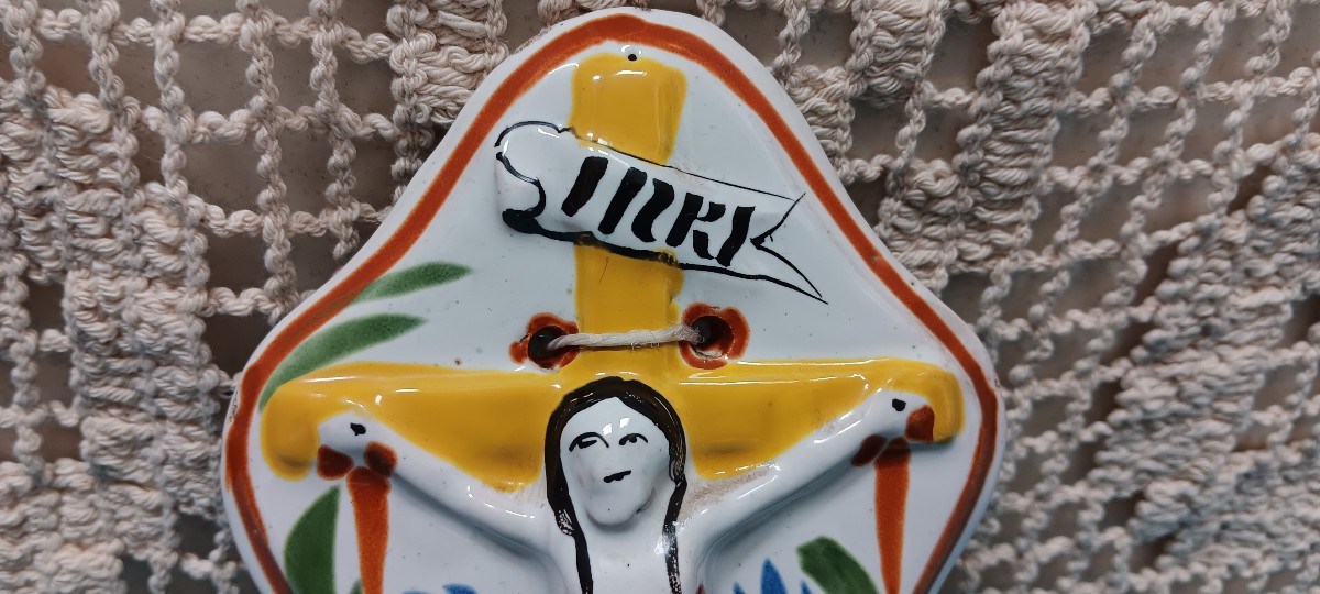 Holy Water Font In Earthenware From Islettes-photo-3