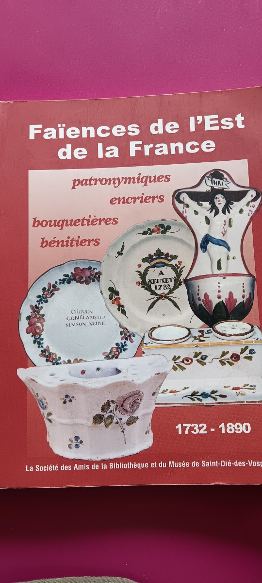 Benitier Faience From Lunéville - 18th Century-photo-6