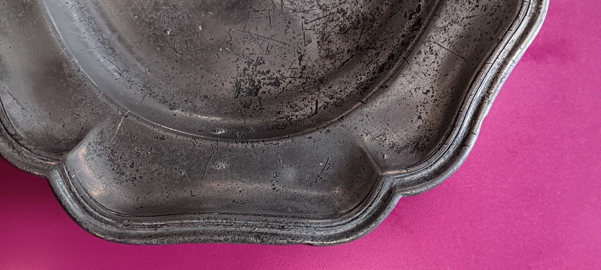 Pewter Dish From Strasbourg? 18th Century-photo-4