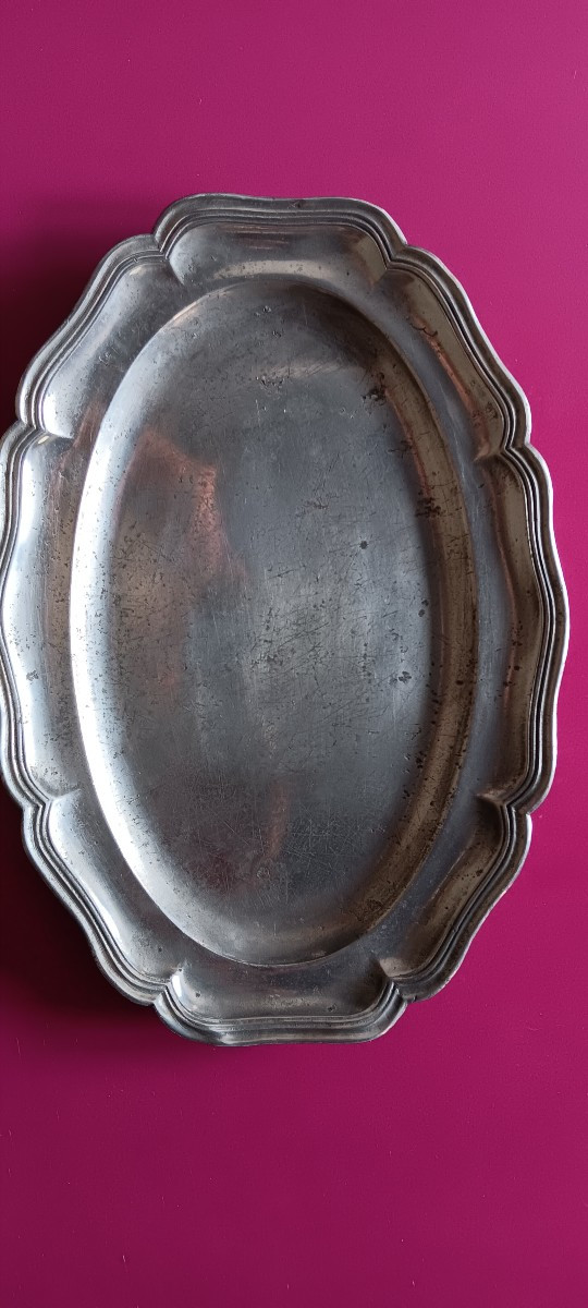 Pewter Dish From Strasbourg? 18th Century