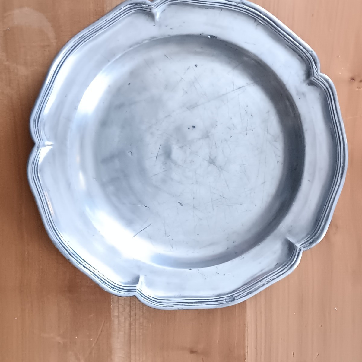 18th Century Pewter Plate