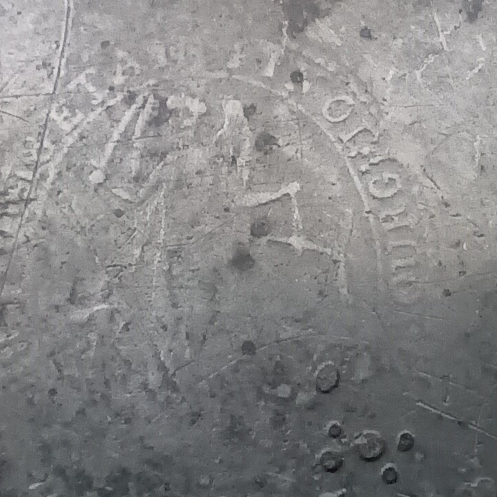 18th Century Pewter Plate From Strasbourg-photo-2
