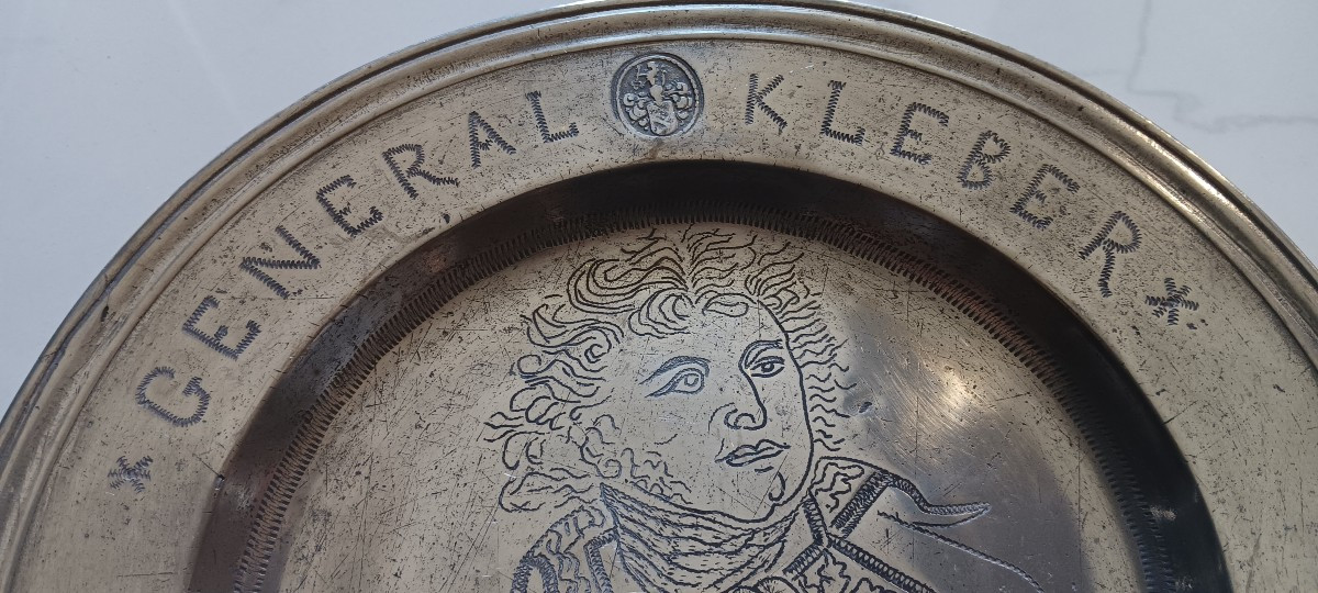18th Century Pewter Plate From Strasbourg-photo-4