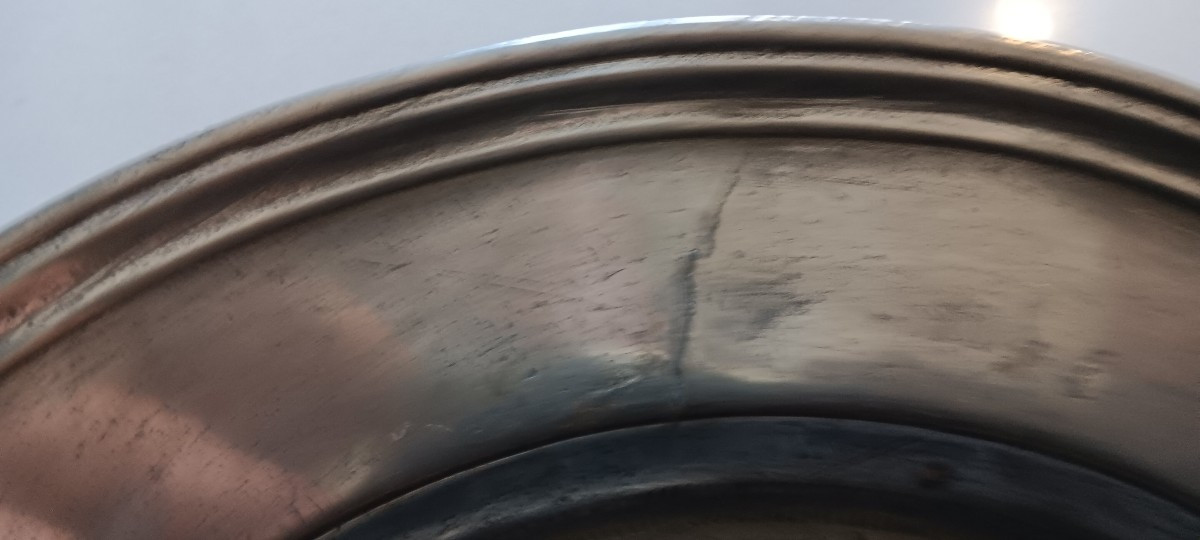 18th Century Pewter Plate From Strasbourg-photo-6