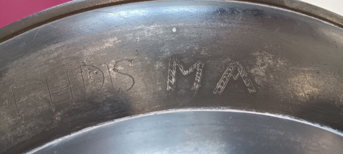 18th Century German Pewter Dish-photo-2