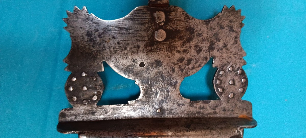 Fire Shovel In Plombieres - Wrought Iron - 19th Century-photo-4