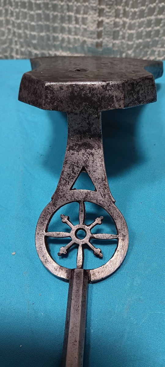 Pelle d'atre  fer forgé XIX siècle-photo-4