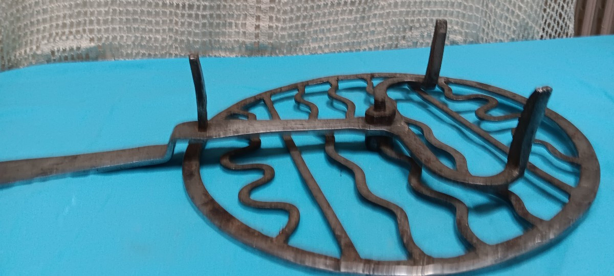 Grill fer forgé Fin XVIII - Début XIX siècle-photo-2