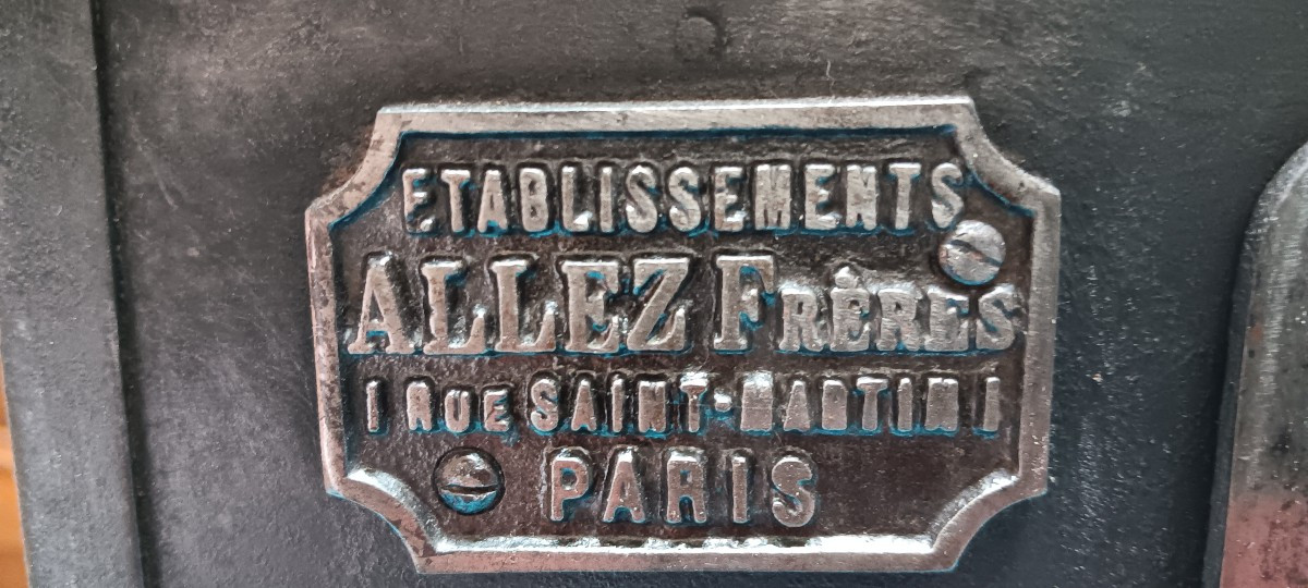 Cuisinière miniature fonte marque Allez à Paris  - XIX siècle-photo-5