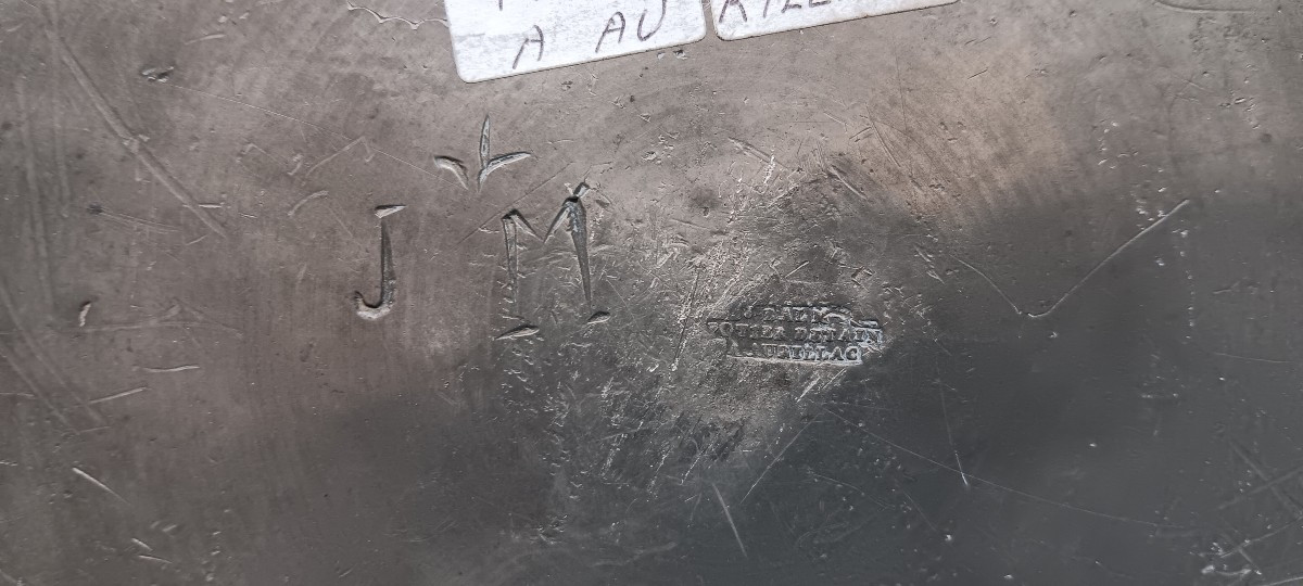 Aurillac Pewter Plate - Late 18th - Early 19th Century-photo-3