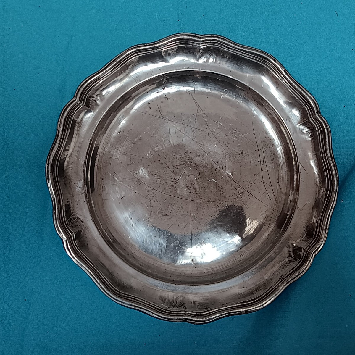 Aurillac Pewter Plate - Late 18th - Early 19th Century