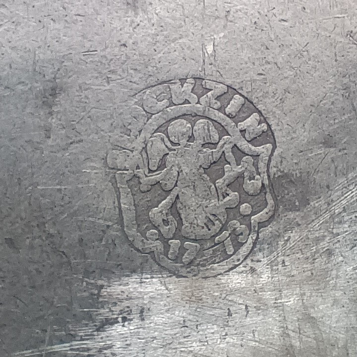 Plat étain fin XVIII siècle-photo-1