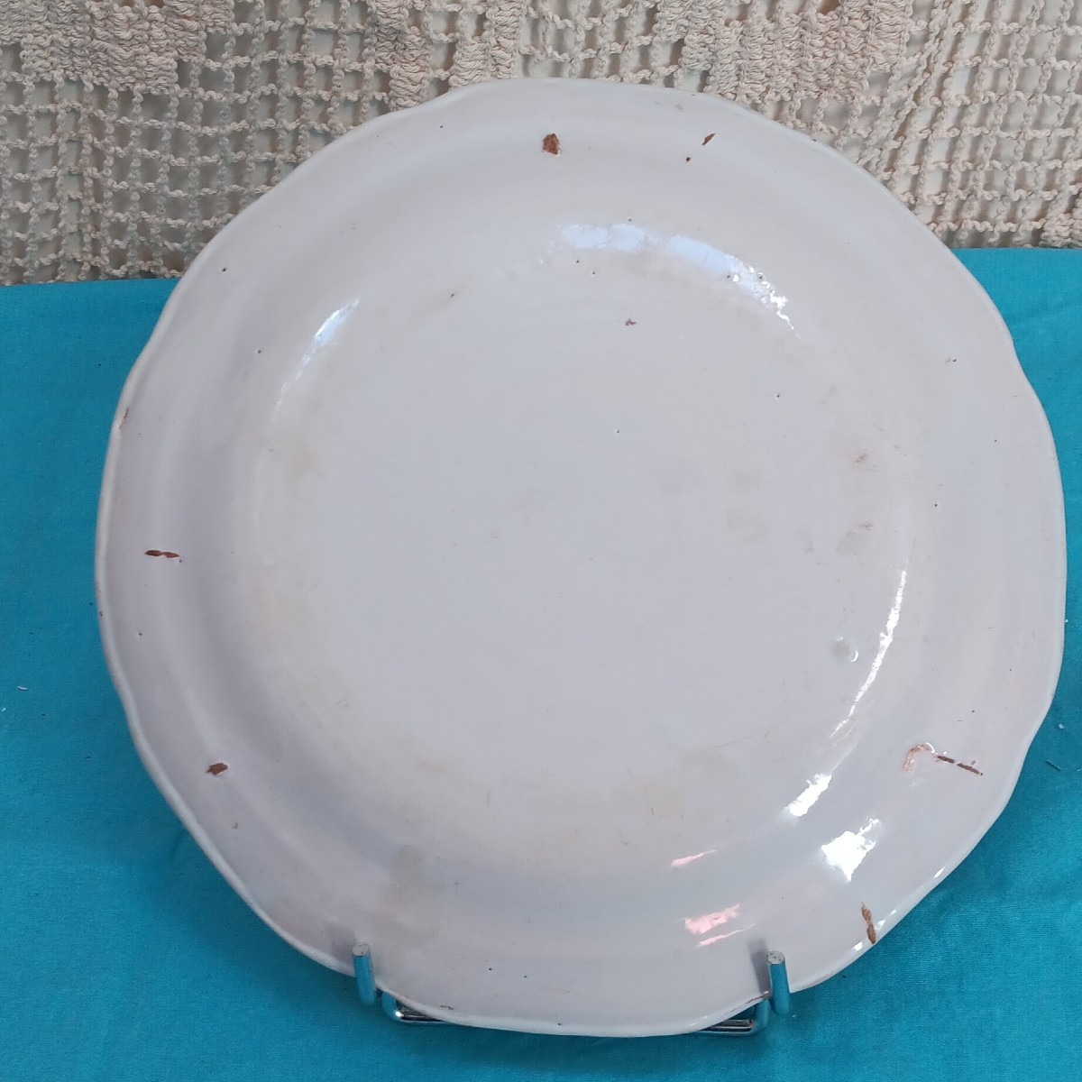 Assiette en faience révolutionnaire des Islettes - Fin XVIII siècle-photo-2