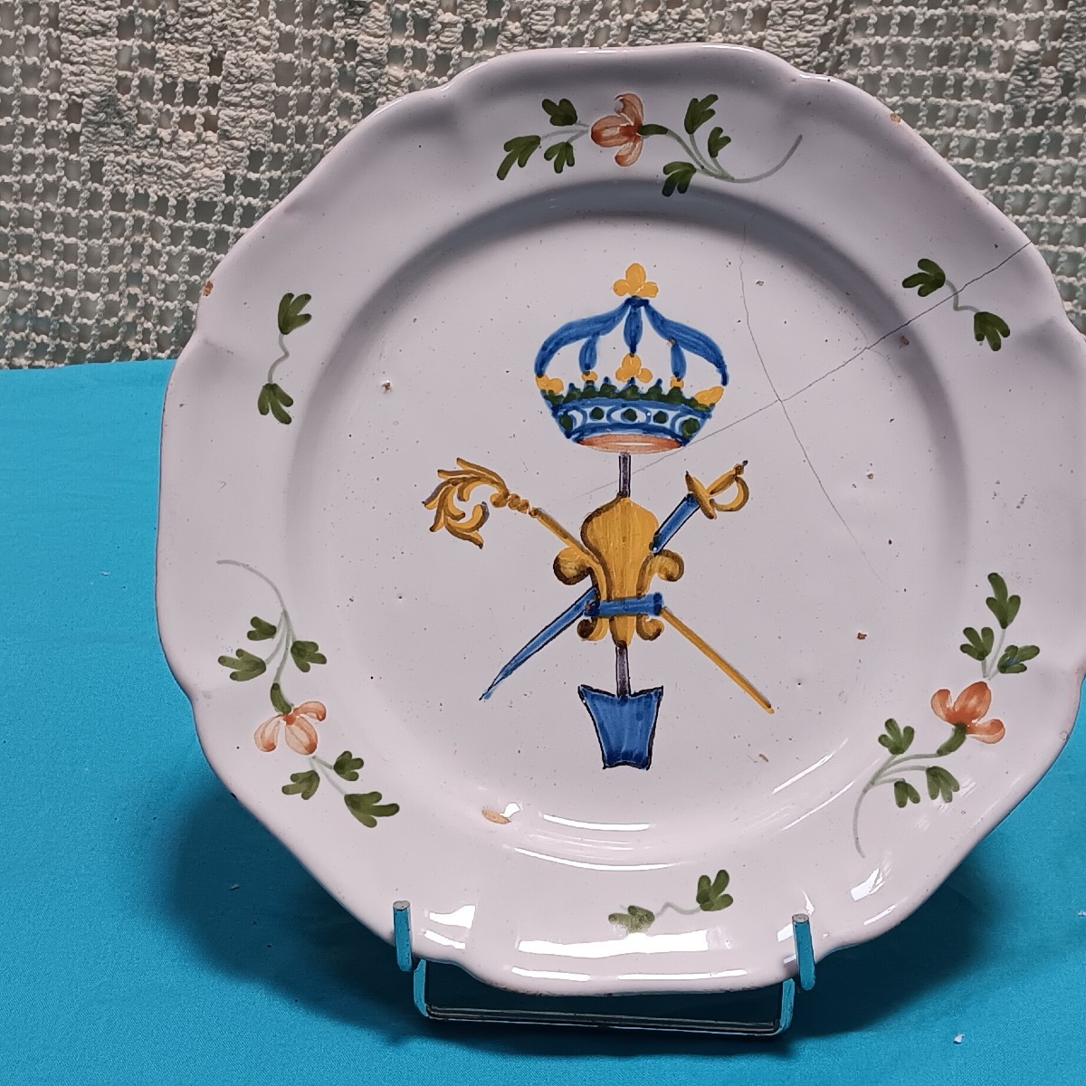 Assiette révolutionnaire de Lunéville - Fin XvIII siècle