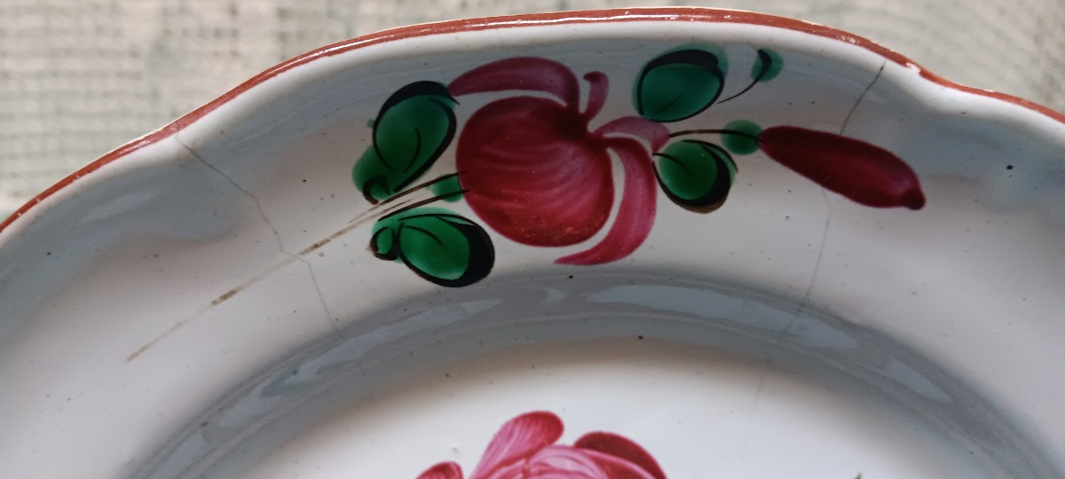 Revolutionary Earthenware Plate From Islettes - Late 18th Century-photo-2