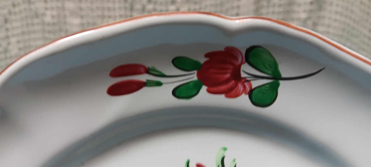 Assiette patronymique de Saint Clément - Début XIX siècle.-photo-4