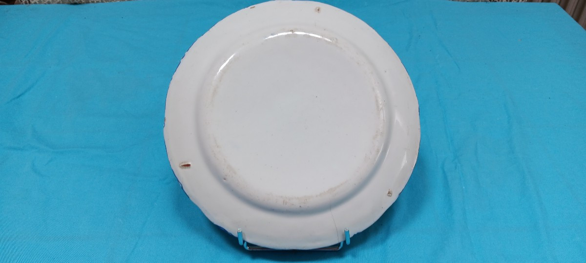 Assiette en faience de WALY - XIX siècle.-photo-2