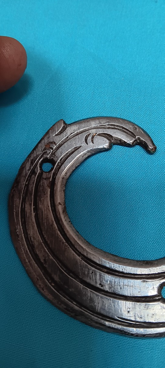 Wrought Iron Mustache Hinge 18th Century-photo-2