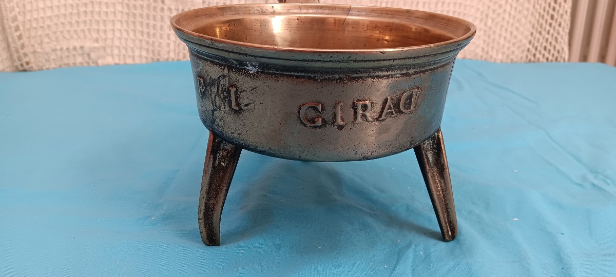 Bronze Apothecary Crucible - 18th Century.-photo-3