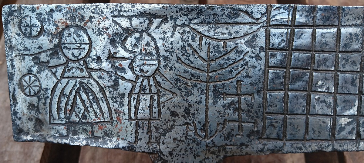 18th Century Wedding Waffle Mold