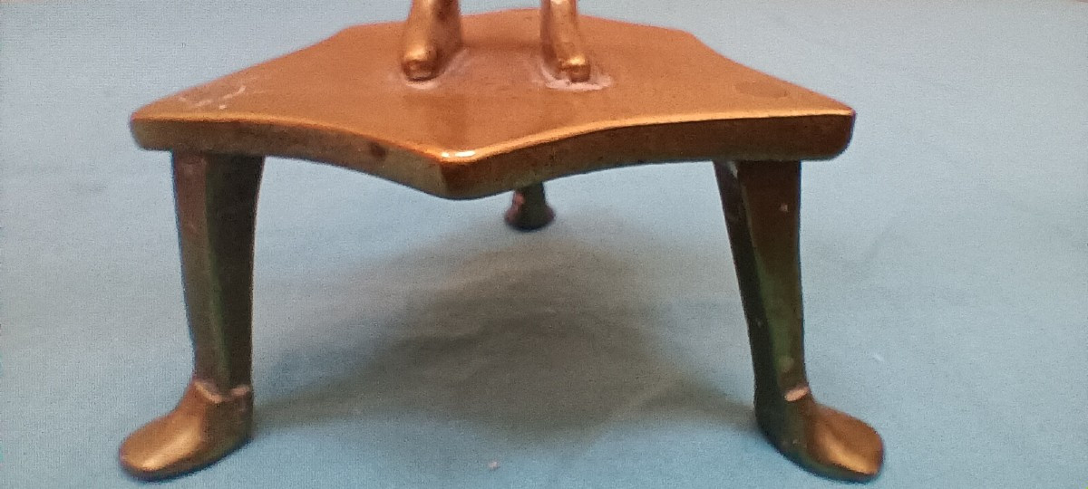 Neo-gothic Bronze Candlesticks - 19th Century-photo-2