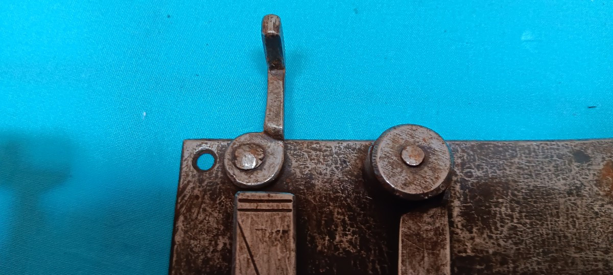 Wrought Iron Interior Door Lock - 18th Century-photo-4