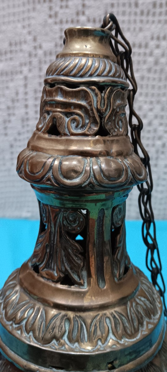 Brass Incense Burner, Late 18th - Early 19th Century-photo-1